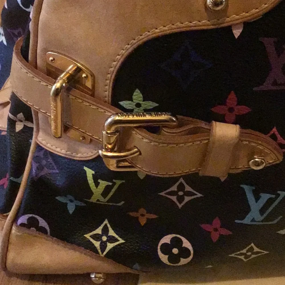 🌟Louis Vuitton🌟black multi Murakami Claudia AS4088